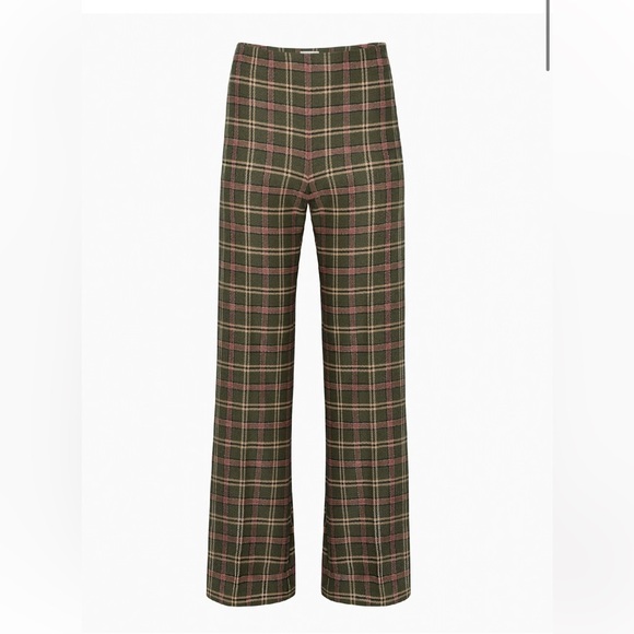 Wilfred Fountain Pant - Green & Pink High-waisted wide-leg pants - Picture 1 of 6